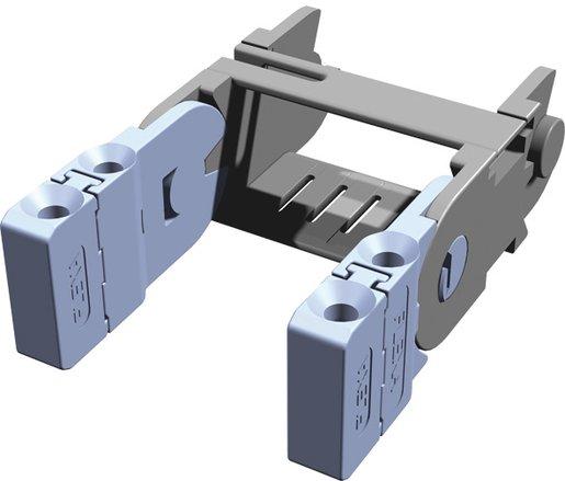 Stabiler Flachanschluss PB4 RV für Führungsketten PL4 Befestigung an der Stirns