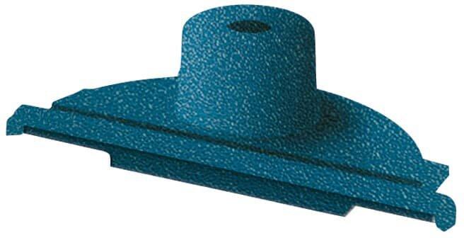 Leitungseinführung hoher Ausführung in 15mm blaugrün - ocean