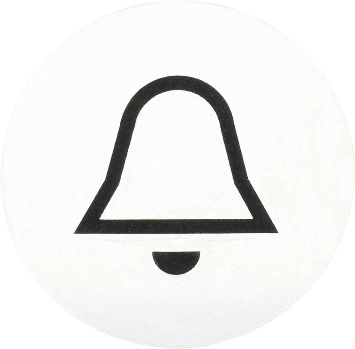Selbstklebendes abtastbares Symbol Klingel - Plattform 63