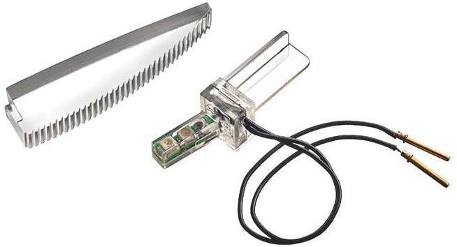 Beleuchtungseinsatz Beschriftungsträger LED 1 mA 230 V transparent klar - ocean