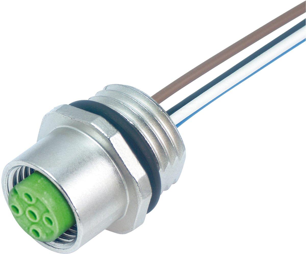 M12 Bu. Flansch A-kod. VWM inkl. Mutter