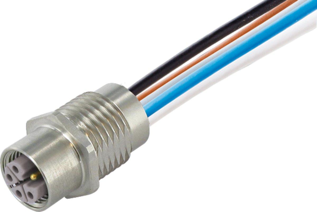 M12 Power Bu. Flansch L-kod. VWM