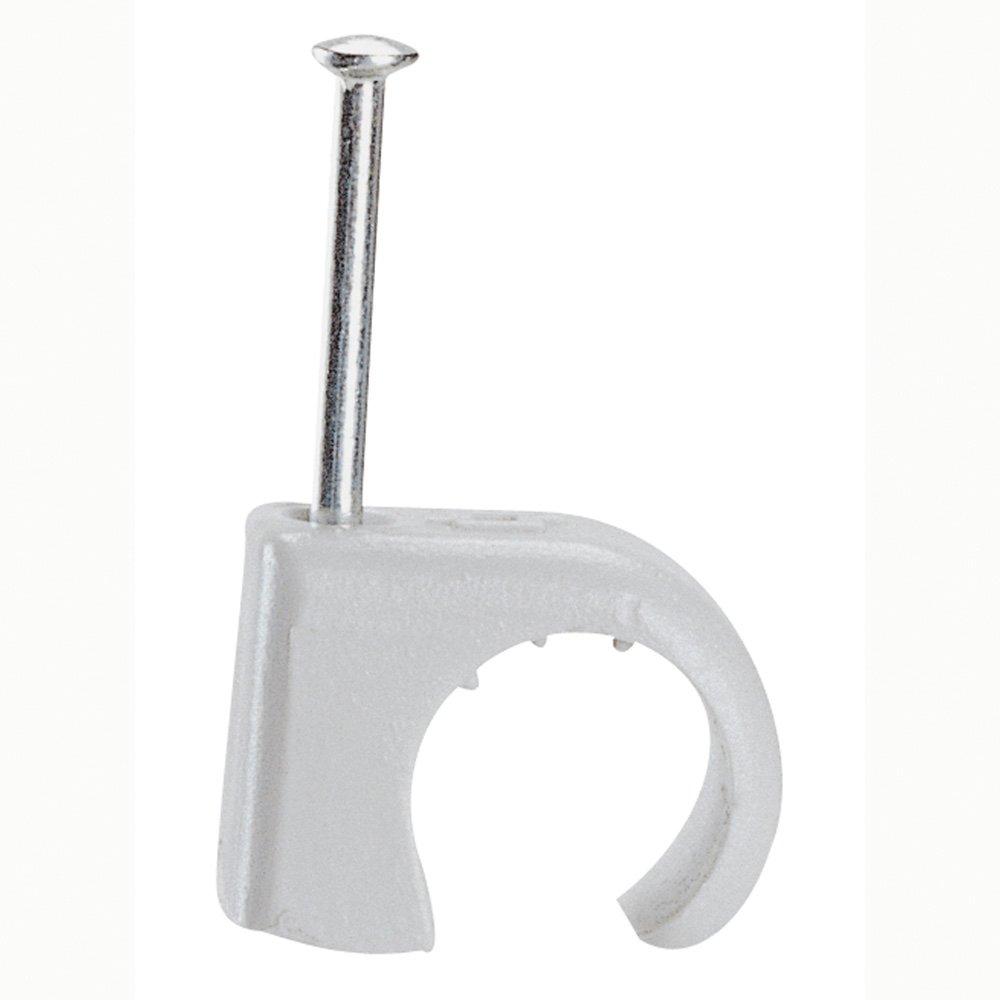 Nagelschelle für Kabel Ø 14-20mm grau
