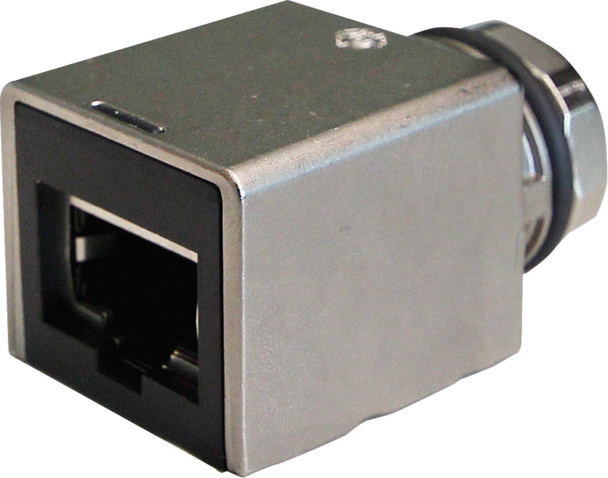 Adapter M12 Bu. X-cod. 0° / RJ45 St. 0° Gigabit