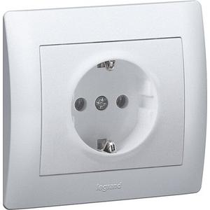 Steckdose (SL) Galea soft aluminium
