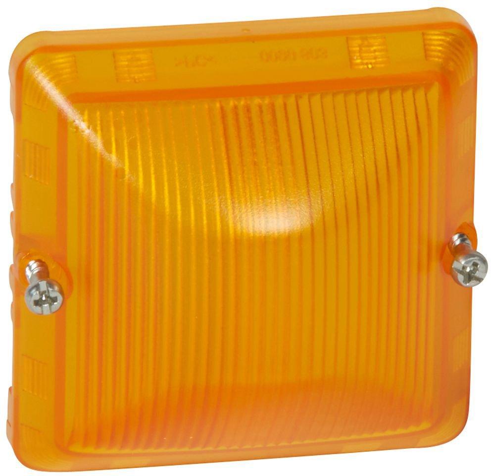 Haube orange Feuchtraum Aufputz Plexo 55 grau