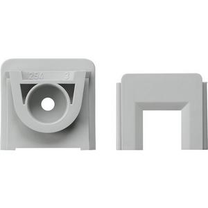 Kanaleinführung für Kanal 15x15 mm Aufputz grau