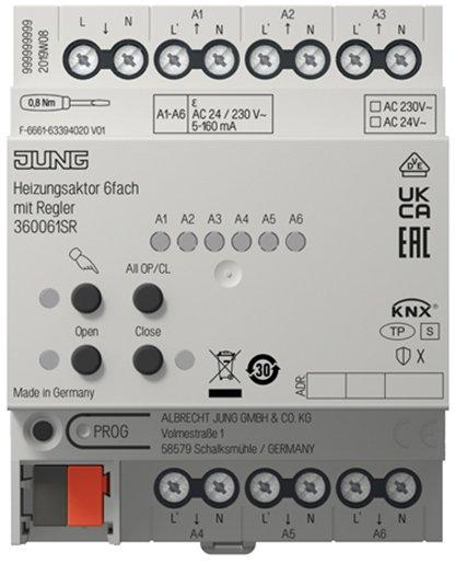 KNX Heizungsaktor 6fach mit Regler