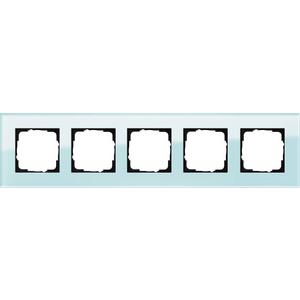 5-fach Abdeckrahmen für Esprit Glas mint