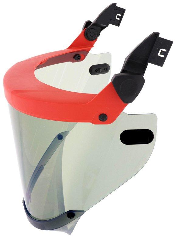 Störlichtbogengeprüfter Schutzschirm mit Steckclip Klasse 2/ATPV: 25 cal/cm²