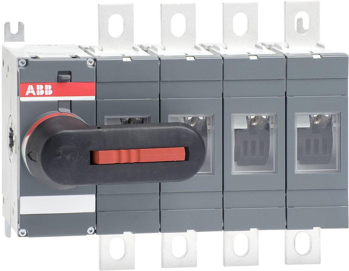 OT400E04K Lasttrennschalter 4-polig 400A m. direkt mont. Griff