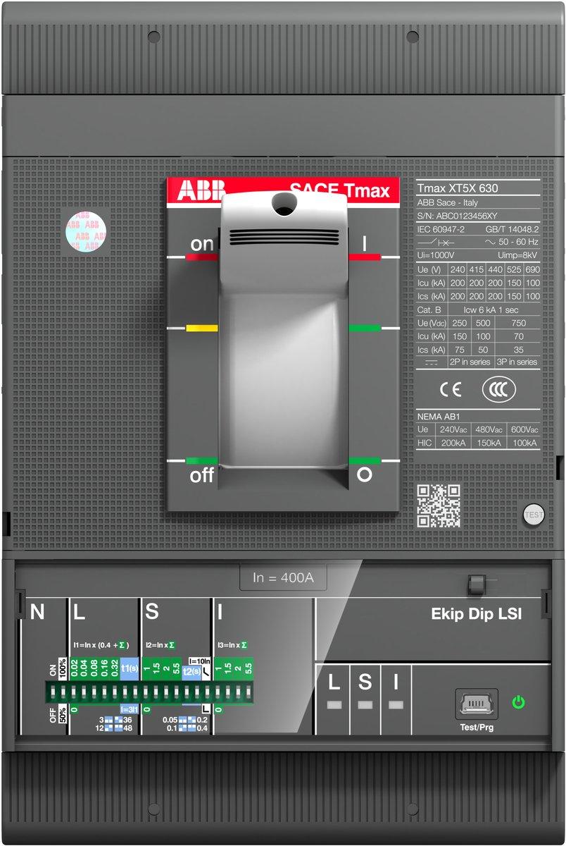 XT5N 400 Ekip Dip LS/I In=250 3p F F Kompaktleistungsschalter Tmax XT5