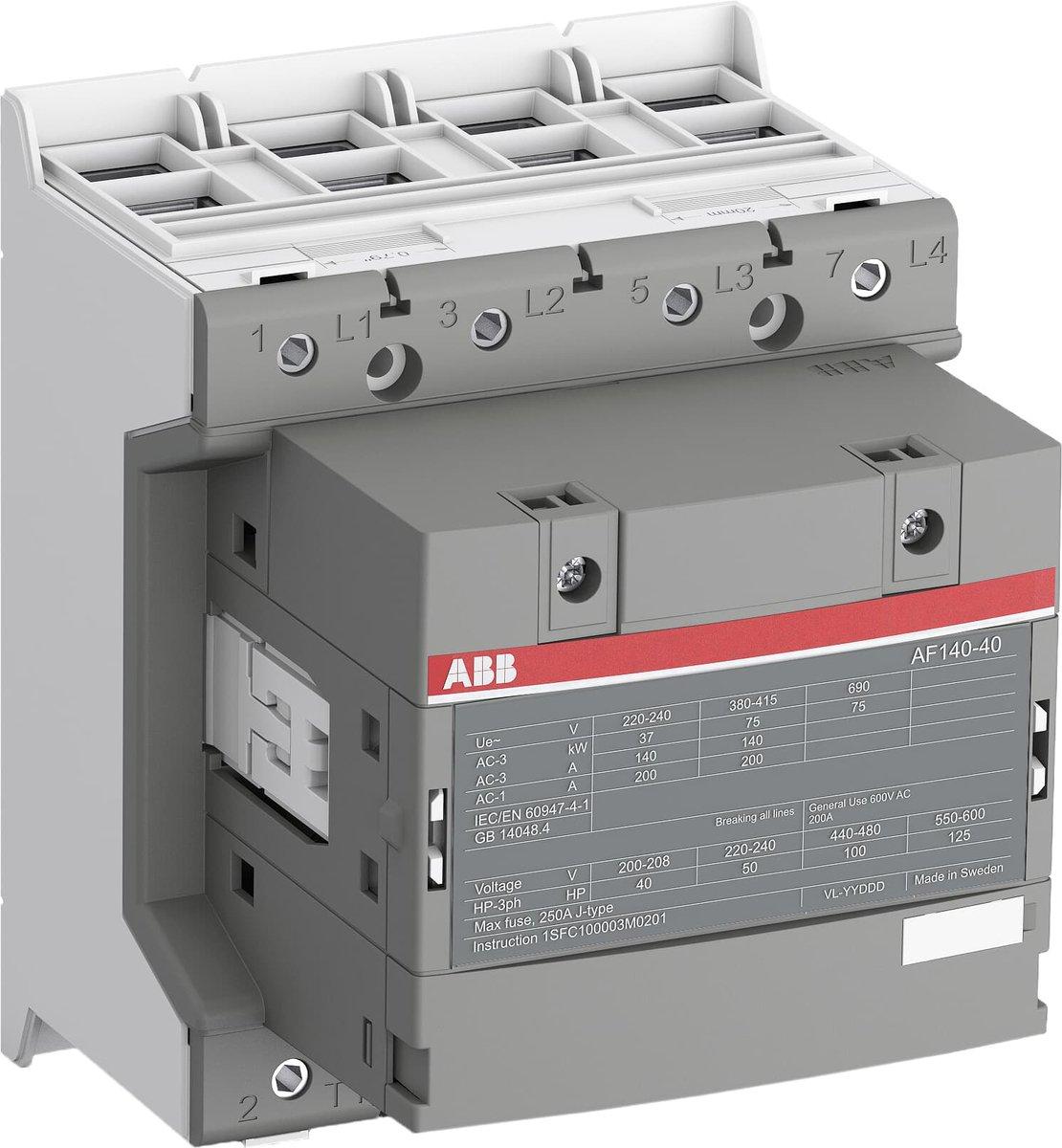 AF140-40-00-12 Schütz 4-polig 48-130V 50/60Hz / DC