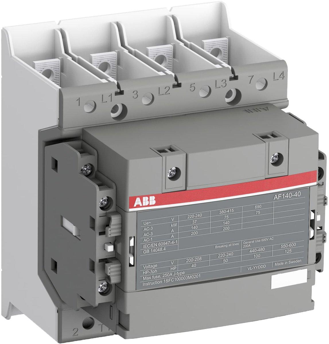 AF140-40-22B-12 Schütz 4-polig 48-130V 50/60Hz / DC