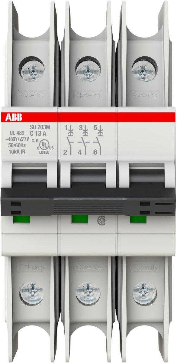 LS-Schutzschalter 3-polig 11,2kA /15kA C-Char 13A 3TE