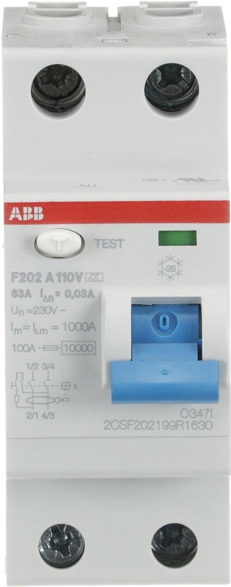 FI-Schutzschalter  63A 2-polig 30mA Typ A