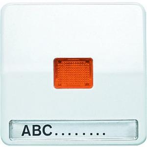 Wippe orangefarbenes Lichtaustrittsfenster Schriftfeld Kontrollsch.