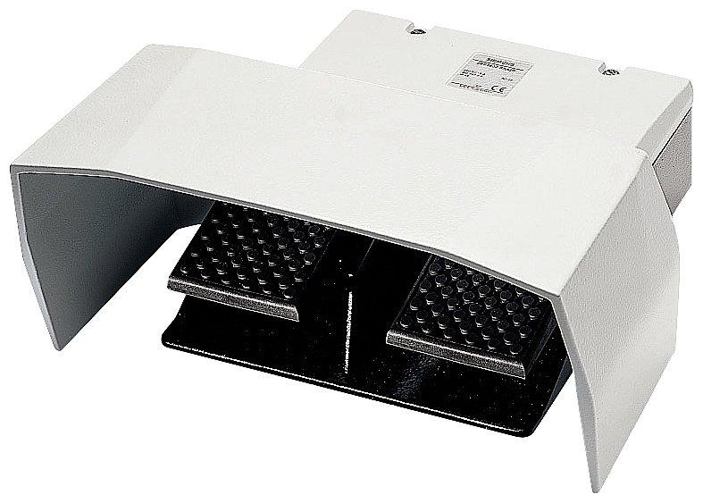 Fußtaster 2-pedalig Leitungseinführung M25x1,5 mit IP65, 2x2S+2Ö