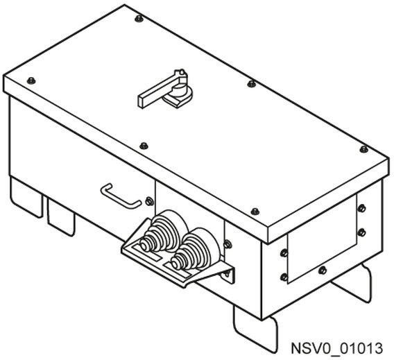 BD2-AK05/FS400IEC-3 ABGANGSKASTEN 320A / 1X 3 POLIG MIT IEC-LASTSCHALTER