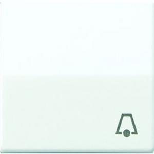 Wippe Symbol Klingel Zentralplatte für Taster elektroweiß