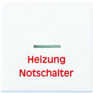 Wippe Linse Lichtleiter "Heizung Notschalter" f. Wipp-Kontrollschalter