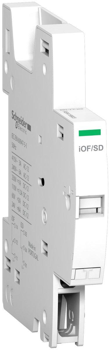 Umschaltbarer Hilfs-/Fehlermeldesch. iOF/iSD für FI/LS iC60 1 W 6A