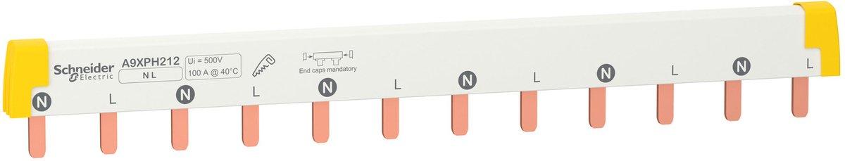 Phasenschiene Steg ablängbar 2P 12 TE 100A