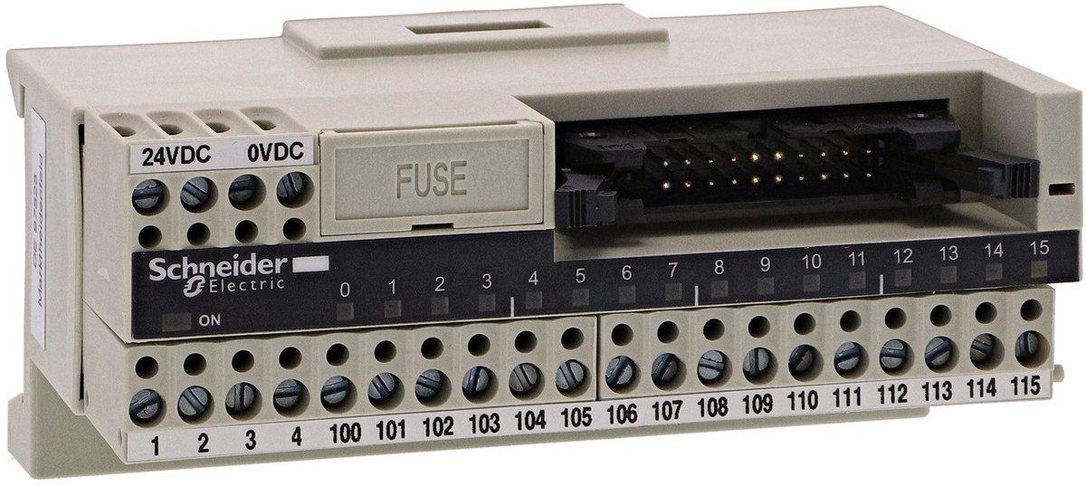 Passiver Klemmenblock ABE7 16 Ein- od. Ausgänge LED