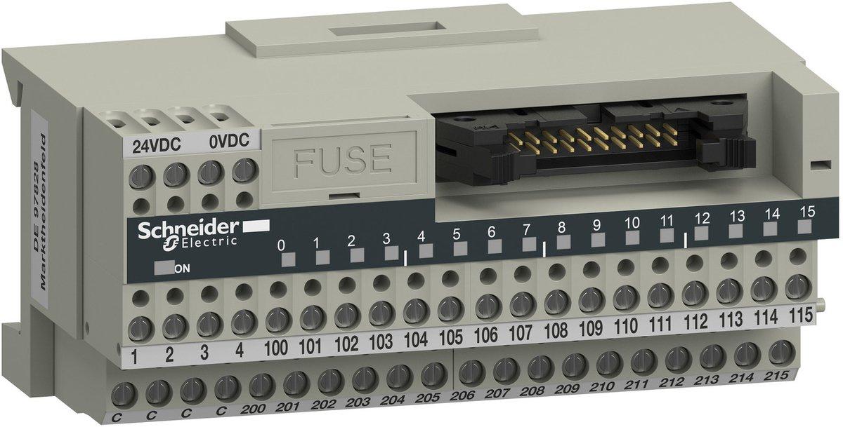 Passiver Klemmenblock ABE7 16 Ein- od. Ausgänge LED