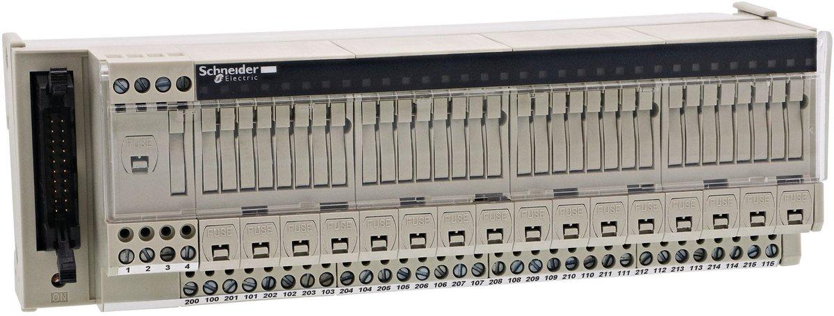 Passiver Klemmenblock ABE7 16Ausgänge Sicherungen LED Trennschalter