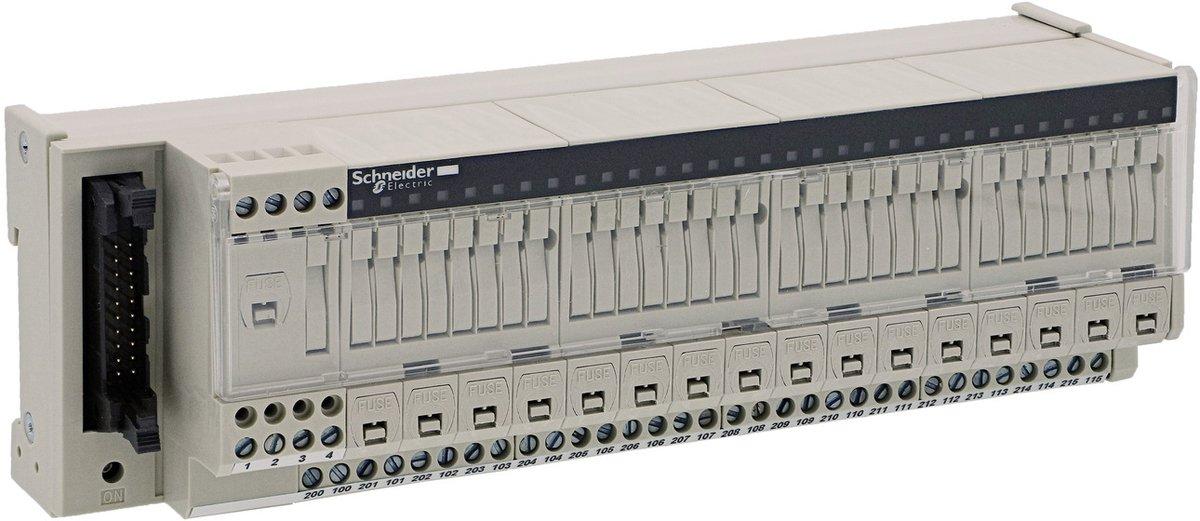 Passiver Klemmenblock ABE7 16 Eingänge Sicherungen LED Trennschalter