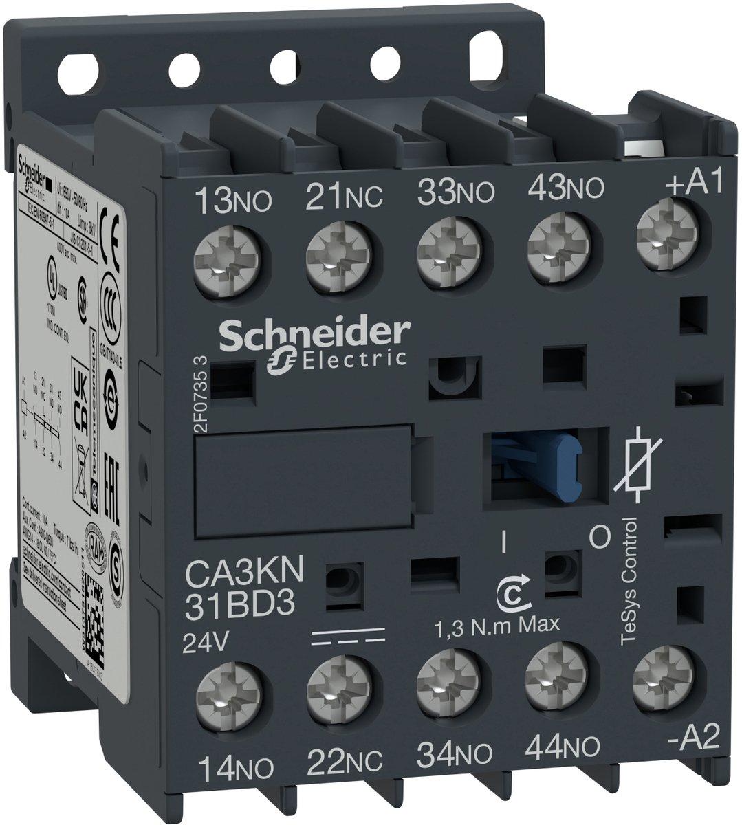 Hilfsschütz 3S+1Ö 110V DC mit Diode