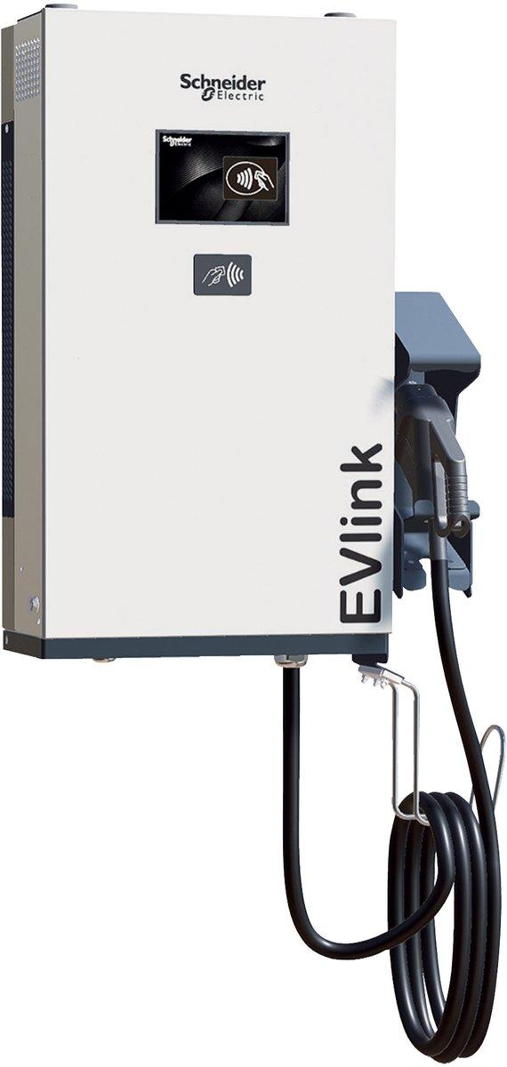 Schnelle Ladestation EVlink DC-Schnellladegerät 24 kW SAE-CCS-Steckverbinder