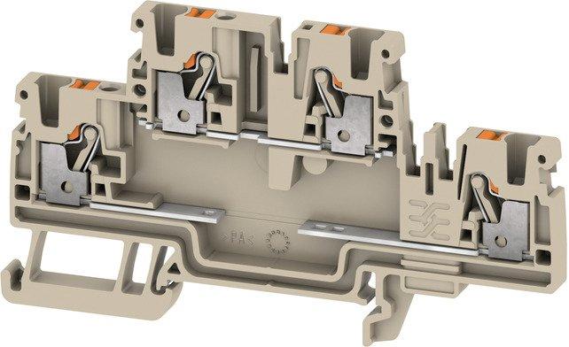 Reihenklemme 2,5 mm² PUSH IN A2T 2.5 EM2 D/0