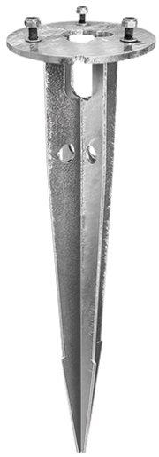 Bodenanker zur vereinfachten Montage der Pollerleuchten ALVA Ø 170 mm