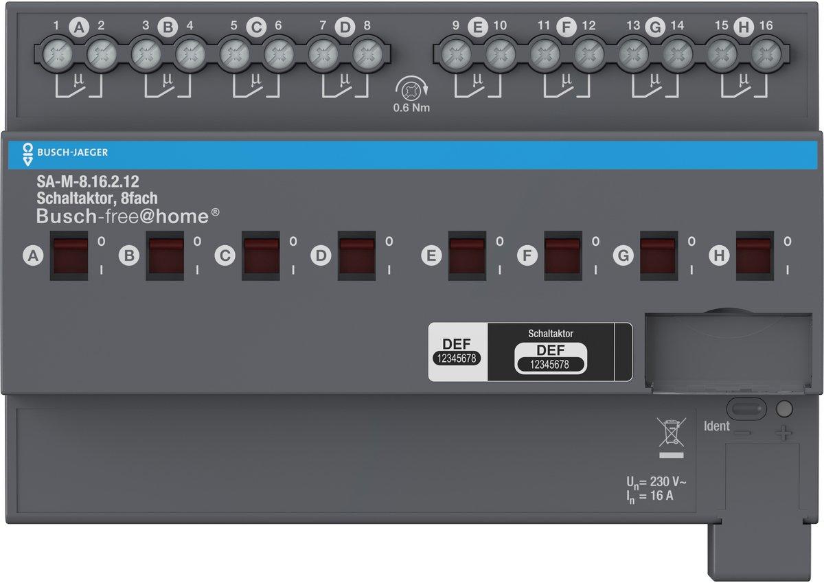 Schaltaktor 8-fach 16 A REG