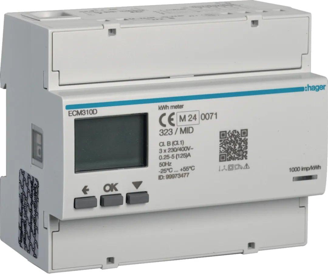 Energiezähler 3-phasig direkt 125A MBUS MID