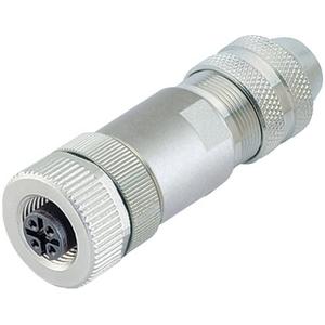 M12-A Kabeldose 8-polig 6,0-8,0 mm schirmbar Schraubklemmen IP67 UL PG 9