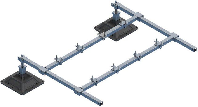 Pyramid Erweiterungssatz für Tragsystemrahmen / 4980 N