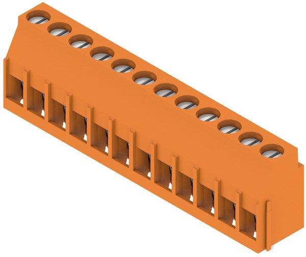Leiterplattenklemme 5.08 mm Polzahl: 12 Leiterabgangsrichtung: 90° Zugbügelansch