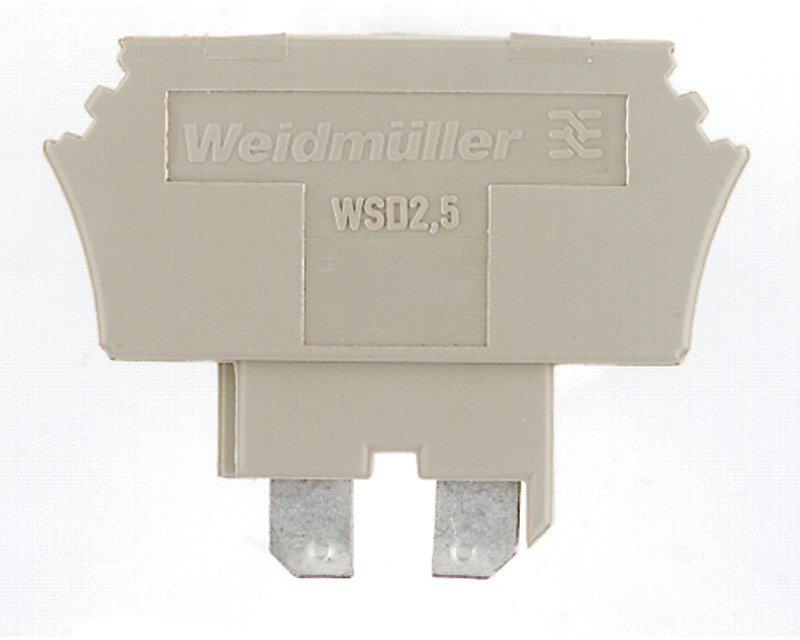Bauelementstecker (Klemmen) Steckanschluss gesteckt dunkelbeige