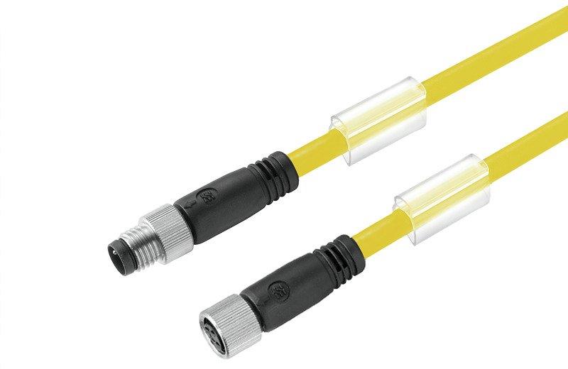Sensor-Aktor-Leitung (konfektioniert) Verbindungsleitung M8 / M8 Polzahl: 3