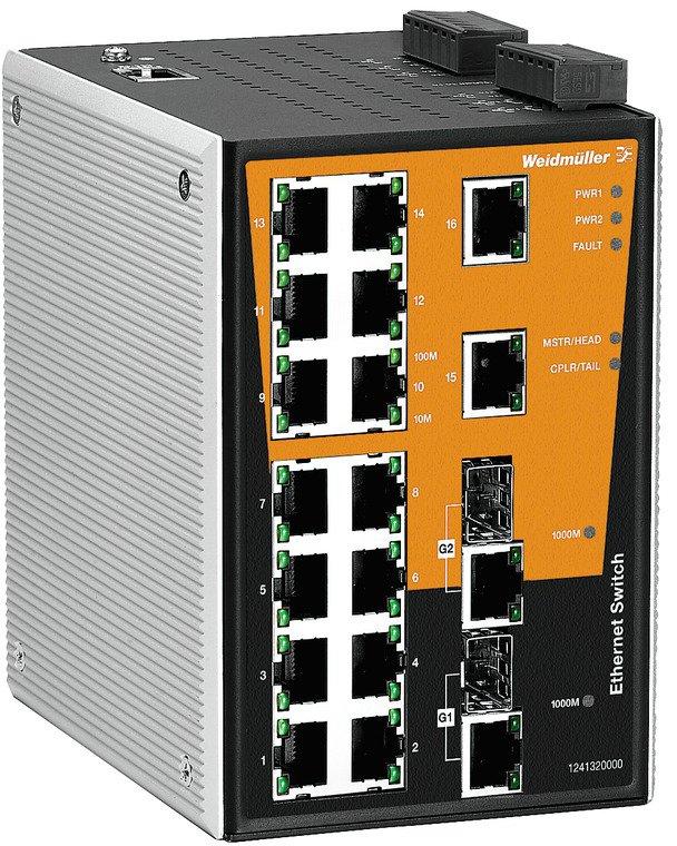 Netzwerk-Switch (managed) managed Fast/Gigabit Ethernet Anzahl Ports: 16x RJ45