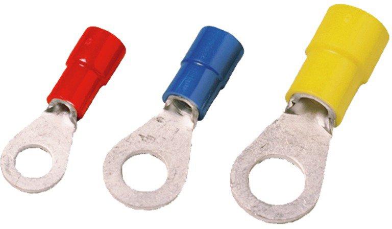 Quetschkabelschuh für CU-Leiter M8 4 mm² - 6 mm² gelb