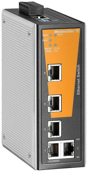 Netzwerk-Switch (managed) managed Fast Ethernet Anzahl Ports: 5x RJ45