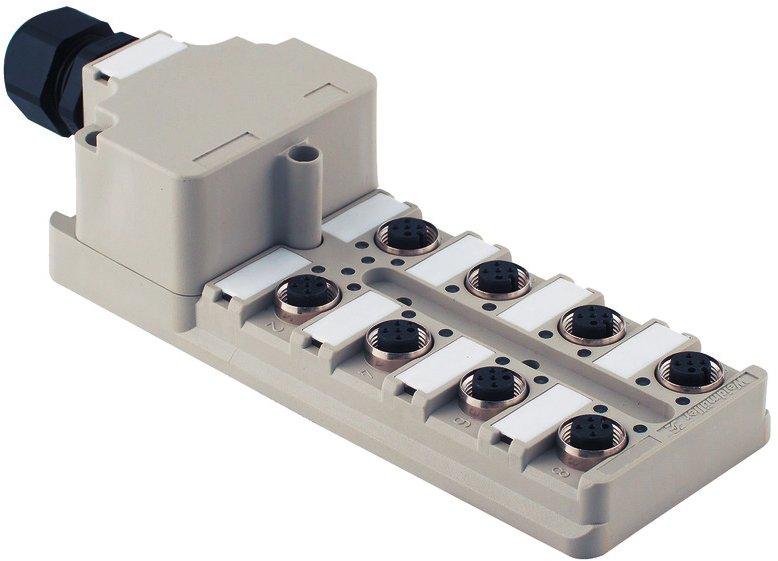 Passiver Sensor-/Aktor-Verteiler (ohne Leitung) Komplett-Modul Haubenversion