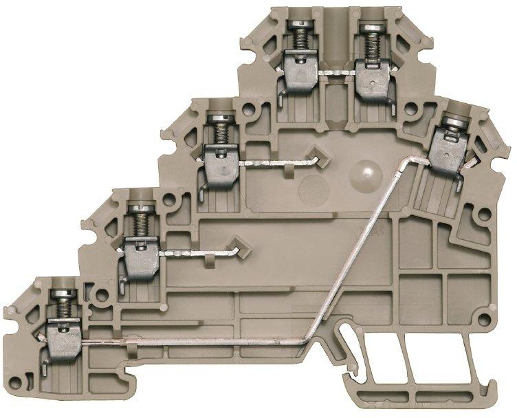 Initiator- Aktor-Reihenklemme Schraubanschluss 1.5 mm² 250 17.5 A
