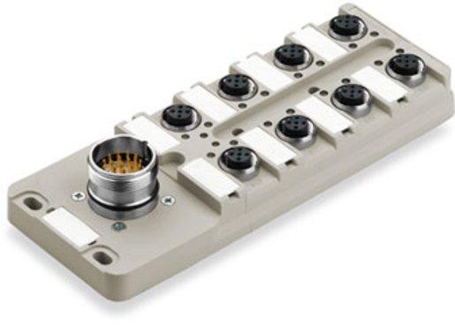 Passiver Sensor-/Aktor-Verteiler (ohne Leitung) Komplett-Modul Mit M23 Abgang 19