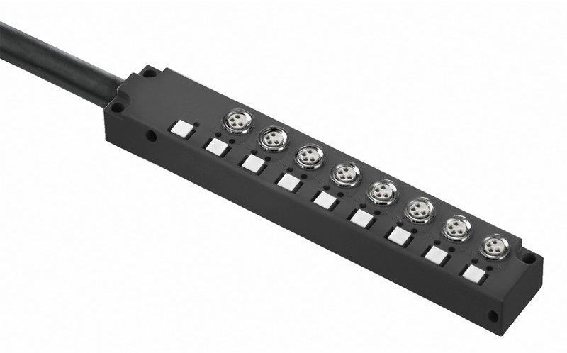 Passiver Sensor-/Aktor-Verteiler (mit Leitung) Komplett-Modul Fixkabelversion