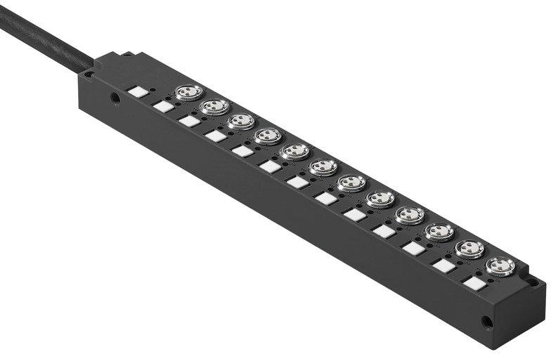 Passiver Sensor-/Aktor-Verteiler (mit Leitung) Komplett-Modul Fixkabelversion